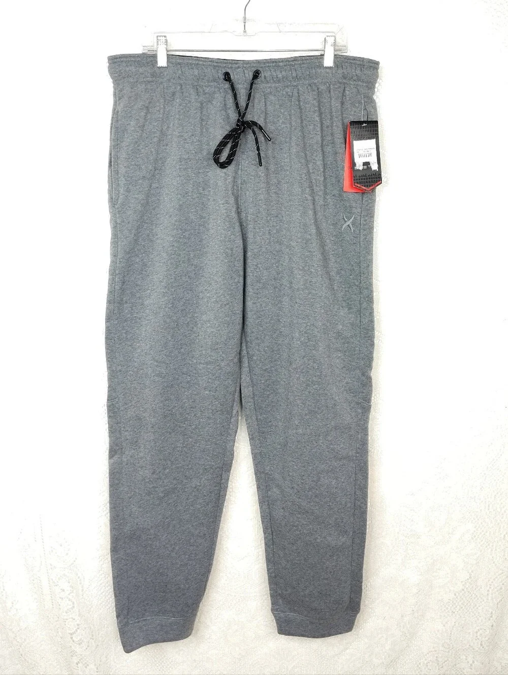Game Time Men's Gray Athletic Joggers Size 2X